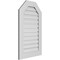 Ekena Millwork Octagonal Top Surface Mount PVC Gable Vent: Functional, w/ 3-1/2"W x 1"P Standard Frame, 22"W x 36"H GVPOT22X3601SF - alternate 4